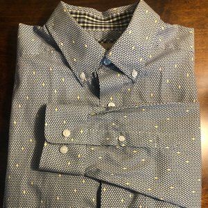 Mens Long Sleeve Shirt-Button down